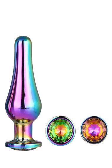DT21873 набір анальних пробок конічної форми Dream Toys GLEAMING LOVE PLEASURE SET MULTICOLOUR | Зображення 3