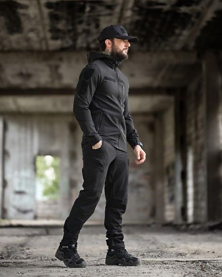 Еластичний тактичний костюм agony чорний НП4880 | Зображення 2