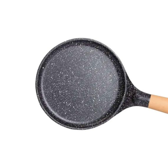 Алюмінієва млинна сковорода з мармуровим антипригарним покриттям Ø 20 см, товсте дно MGC Black HP-4-426B | Зображення 3