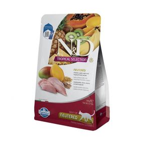 Низькозерновий сухий корм Farmina N&D Tropical Selection, для дорослих стерилізованих котів, з куркою та