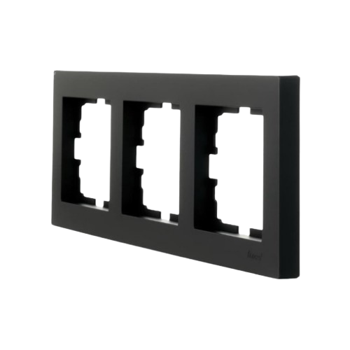 VESNA антрацит Рамка горизонтальна 3-а Лезард | Зображення 2