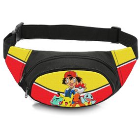 Сумка-бананка дитяча з принтом Покемон поясна сумка для хлопчика (4584)