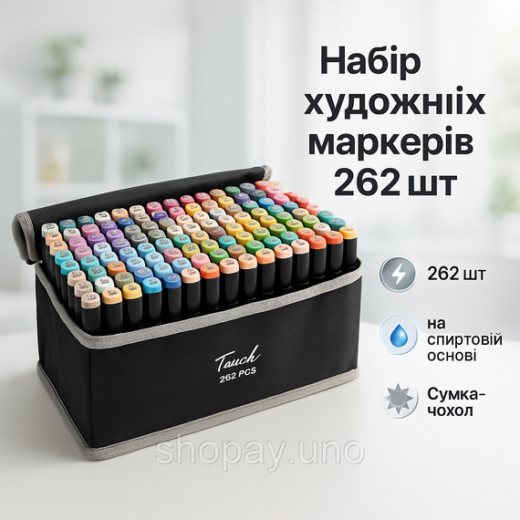 Маркери sketchmarker для малювання, Набір двосторонніх маркерів різних кольорів, Маркери для дизайнерів QI-76