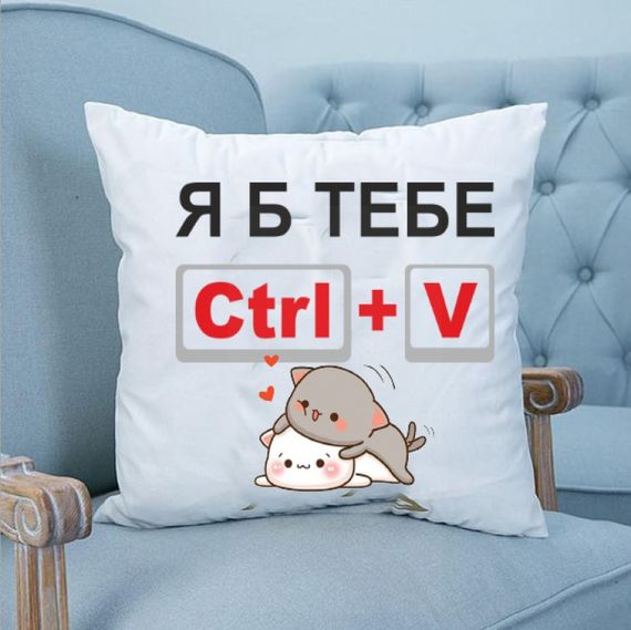 Подушка Я б тобі вставив 35х35см