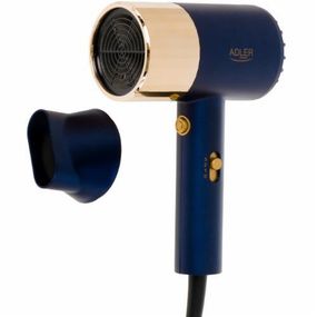 Фен Adler AD 2280, темно-синій / золотий (UA-01)