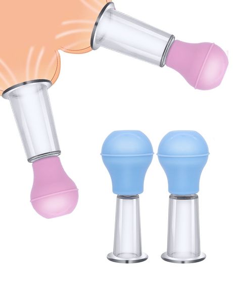 Помпи для сосків, присоски для грудей "Lollipop pump" 2 шт. комплект Sex Aura