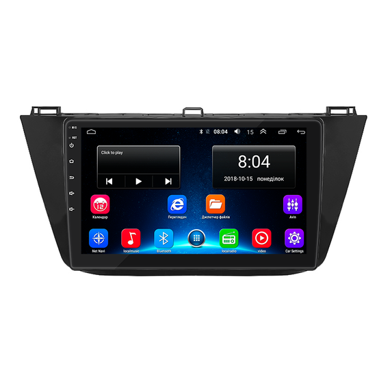 Штатна магнітола 10" Lesko для Volkswagen Tiguan II 2016-2020 2/32Gb/ Wi-Fi Optima Вольксваген