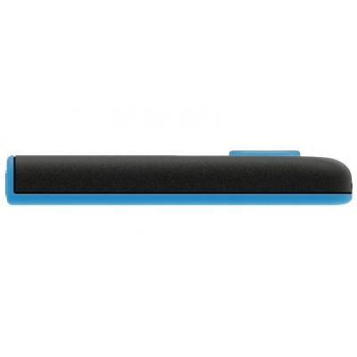 USB флеш накопичувач ADATA 128GB UV128 Black/Blue USB 3.1 (AUV128-128G-RBE) | Зображення 1
