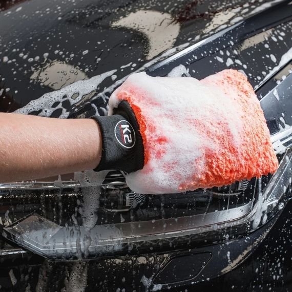 Перчатка K2 Wash Mitt для мытья автомобилей микрофибра 27 см х 21 см (M440) | Зображення 3