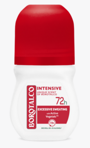 BOROTALCO Intensive Excessive Sweating Інтенсивний антиперспірант від надмірного потовиділення Ролик-антиперспірант, 72 год 50 мл