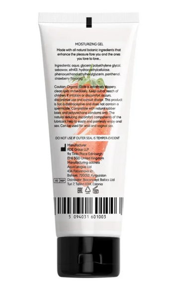 Універсальний ароматизований зволожуючий гель-лубрикант OYO - Strawberry aroma gel, 75 ml Sex Aura | Зображення 1