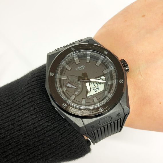 Мужские водостойкие кварцевые часы, Военные часы с батарейкой Модные наручные электронные VK-26 | Зображення 2