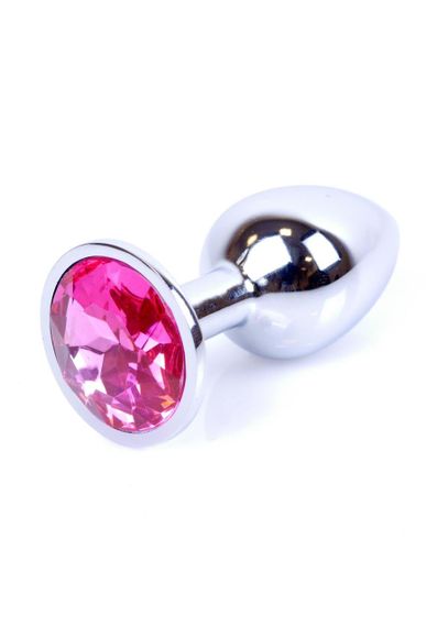 Анальна пробка - Jewellery Silver Plug Pink sexstyle | Зображення 6