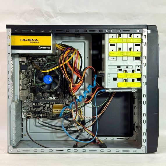 Комп'ютер Chieftec Libra Black (LG-01B-OP) Tower / Intel Core i5-6500 (4 ядра по 3,2 - 3,6 ГГц) / 16 ГБ DDR3 / 120 ГБ SSD + 500 ГБ HDD / Intel HD Graphics 530 / 500 Вт б/в | Зображення 5