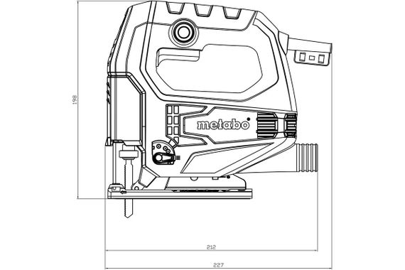 Електролобзик Metabo STEB 65 Quick 450 Вт (601030000) | Зображення 1