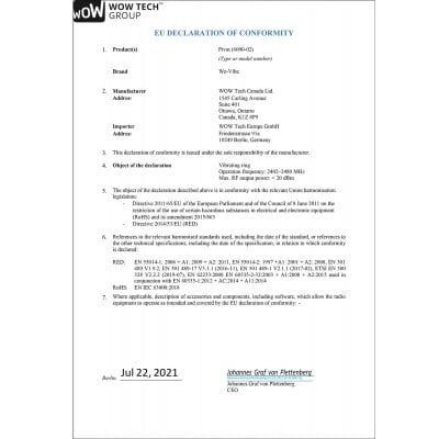 Пульт управління We-Vibe Chorus Remote Cosmic Blue | Зображення 3