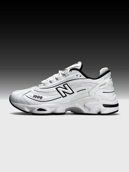 Чоловічі кросівки New 1000 White Black весна / лето / осень A4124 43 27.5 см