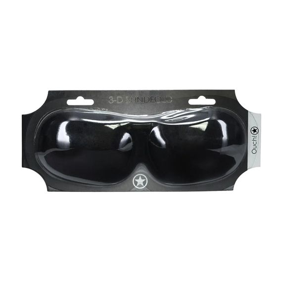 Маска на очі - Ouch! 3D Blindfold Black | Зображення 4