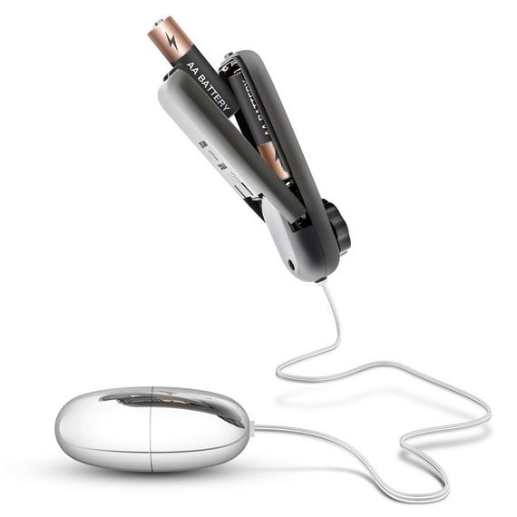 Віброяйце B yours SILVER POWER Bullet BLACK, Сріблястий | Зображення 3