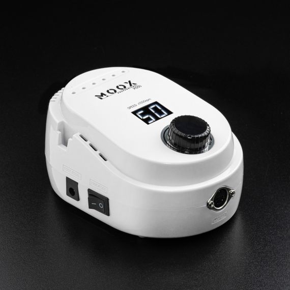 Белый фрезер Moox X550 50тис. об/мин, 70W для маникюра и педикюра | Зображення 2