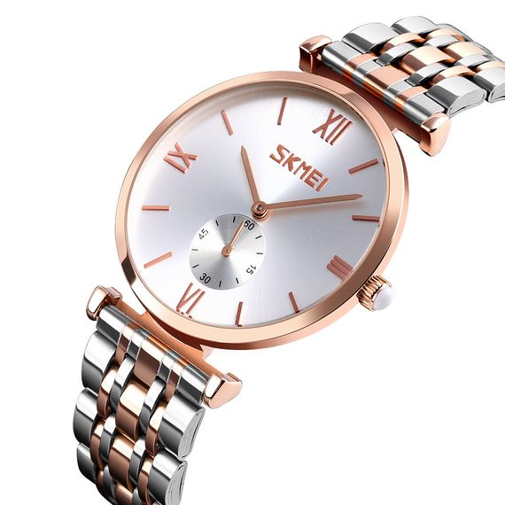 Годинник S2kmei 9198TRGSI-B Rose Gold-Silver/Silver MenMen | Зображення 1