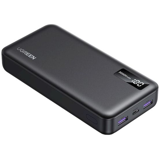 УМБ Ugreen 20000mAh 22,5W PD 2хUSB-A +2xUSB-C Black (PB312) | Зображення 5