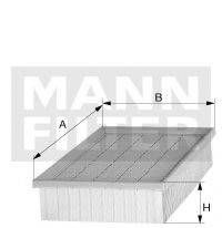 Фільтр повітряний CITROEN C4 II 2.0 BLUEHDI 13- (вир-во MANN) MANN-FILTER C29110 на PEUGEOT 308 SW II