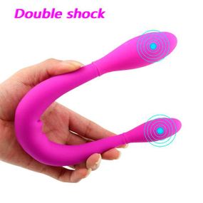 Двусторонний гибкий вибратор Toy Joy Infinity Double Dildo