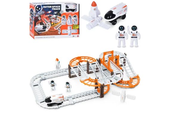 Конструктор космический трек Outer Space Track со звуковыми эффектами и светом | Зображення 4
