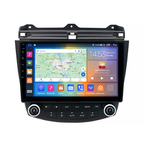 Штатная магнитола 10" Lesko для Honda Accord VII 2002-2006 2/32Gb CarPlay 4G Wi-Fi GPS Prime IPS Хонда