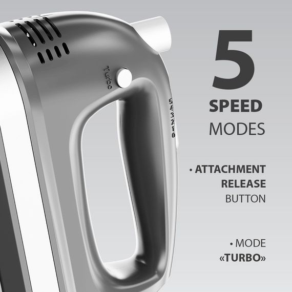 Міксер ручний Maestro MR-501, 500 Вт, для збивання і замішування тіста | Зображення 3