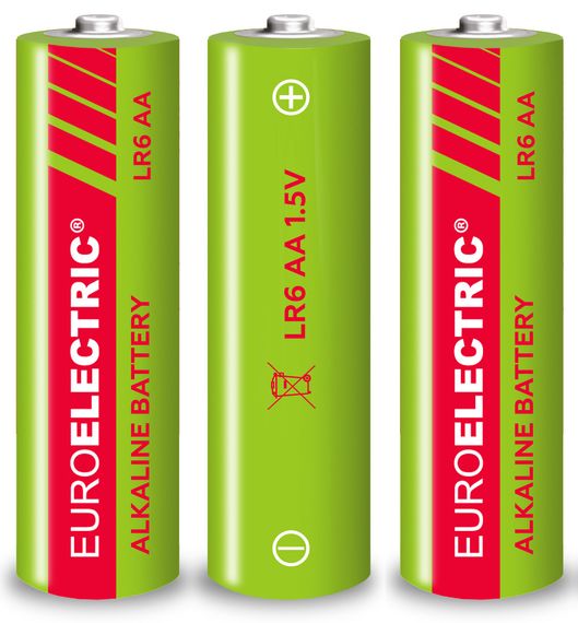 Батарейки щелочные Euroelectric AA 3 шт.