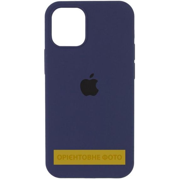 Чохол Silicone Case Full Protective (AA) для Apple iPhone 17 (6.3") Темно-синій / Midnight blue