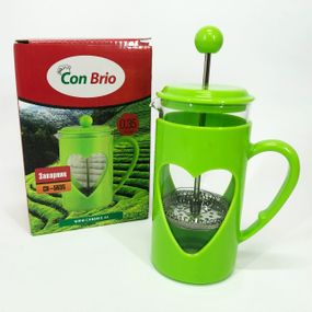 Френч-прес Con Brio CB-5635 350 мл, Незвичайний заварник для чаю, Заварювальний чайник, Френч-прес з ручкою