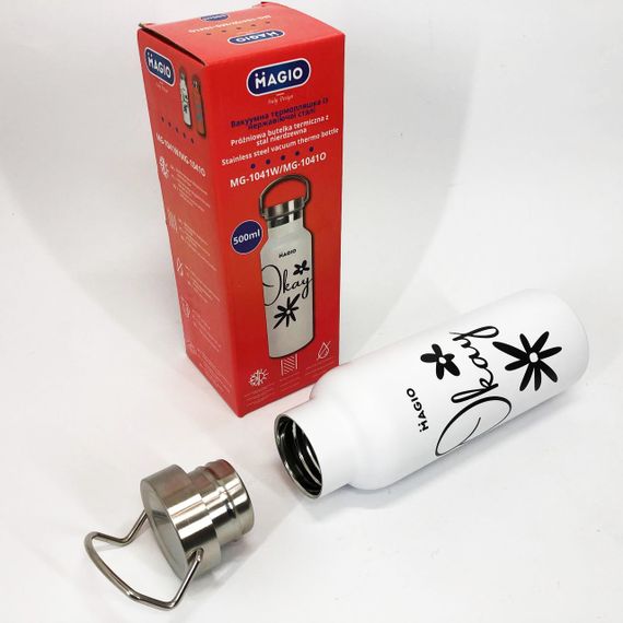 Термос для теплих напоїв Magio MG-1041W 500 мл, Термос для чаю топ, Топ кращих термосів AE-55 | Зображення 1