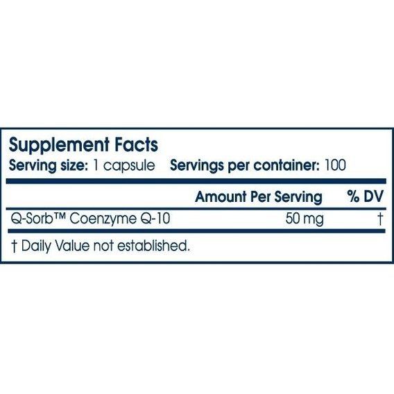 Коэнзим для спорта Scitec Nutrition Co-Q10 50 100 Caps | Зображення 1