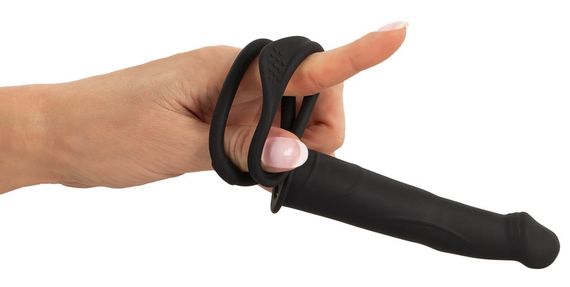 Насадка для подвіного проникнення Vibrating RC Double Fucker Sex Aura | Зображення 6