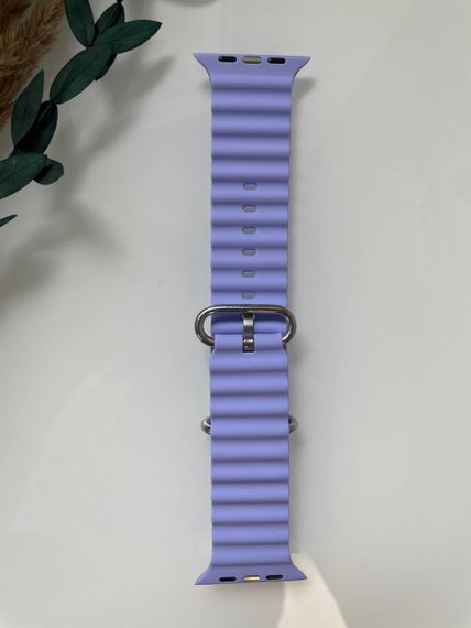 Силіконовий ремінець для Smart Watch Ocean Band 42/44/45/49 (Ліловий) | Зображення 5