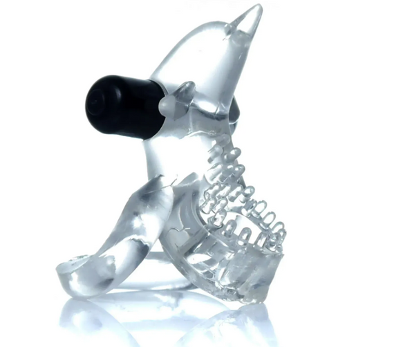 Эрекционное виброкольцо BOSS - Dolphin Vibro CockRing Clear, BS6700050 Sex Aura | Зображення 4