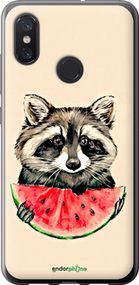 Чохол на Xiaomi Mi8 Єнотик з кавуном "4605u-1499-2448"