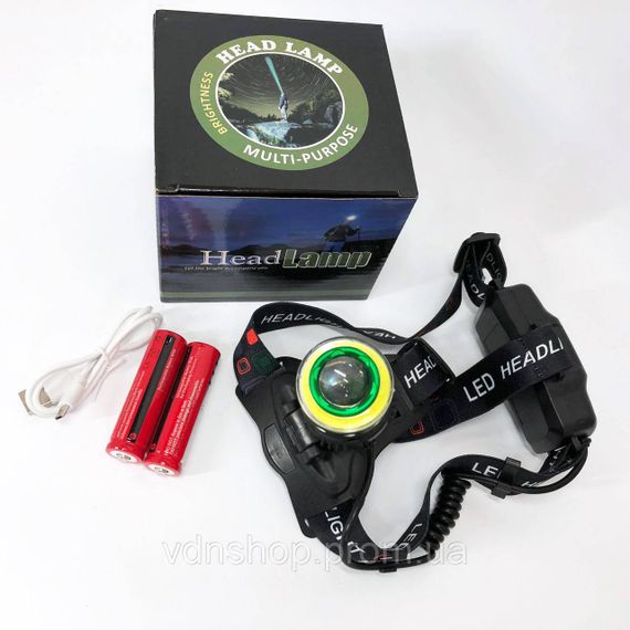 Налобний ліхтарик для голови Police, Налобний ліхтар для сантехніка, Налобна лампа MU-85 | Зображення 6