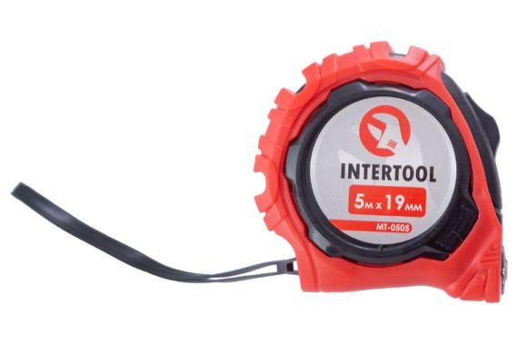 Рулетка Intertool - 5 м x 19 мм магнит (MT-0505)