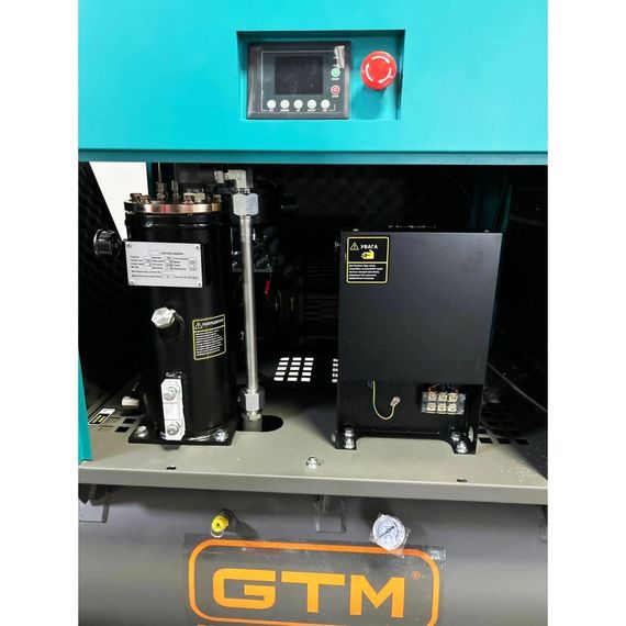 Компрессор высокого давления винтовой масляный GTM DLG7.5V/inv (200 л, 1000 л/мин, 7.5 кВт, 380-400 В, инвертор) | Зображення 4