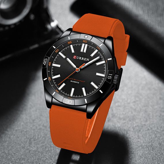 Годинник C1ur1ren 8449 Black-Orange | Зображення 3