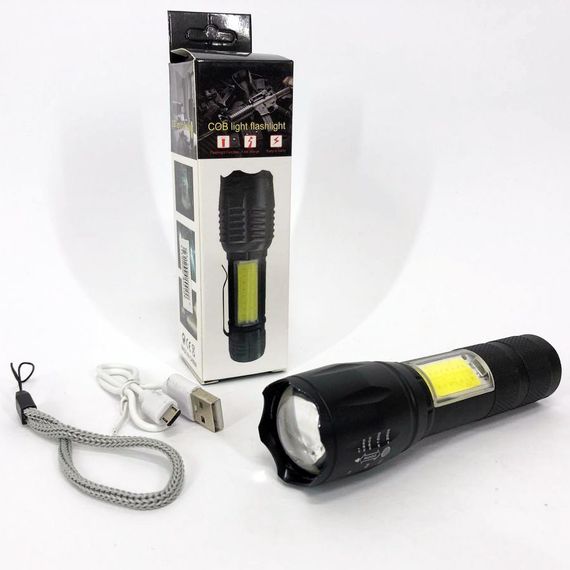 Фонарь батарее портативный светодиодный Bailong BL-29, Ручной инспекционный фонарь AX-37 | Зображення 4