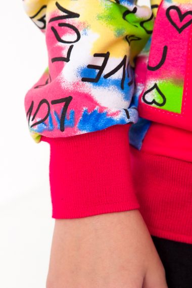 Бомбер для дівчинки (підлітковий) Носи своє 170 Червоний (p-6928-52819) | Зображення 2