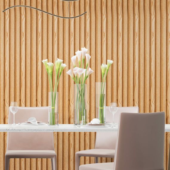 Декоративна стінова рейка сосна 3000*160*23мм (D) SW-00001526 | Зображення 6