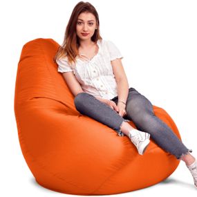 Крісло Мішок Груша Оксфорд 2XL 150х100 Фіолетовий Оксфорд, Помаранчевий