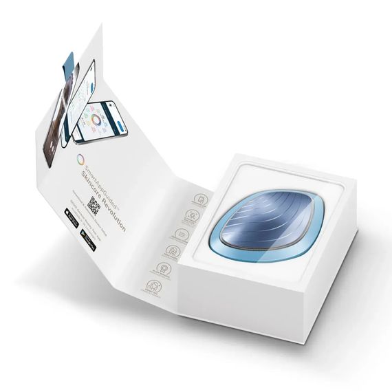 Ультразвукова маска тепло та холод GESKE Sonic Warm&Cool Mask 9в1 white, Блакитний | Зображення 8