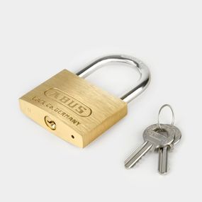 Замок МВМ навесной из латуни 60/60 Никель